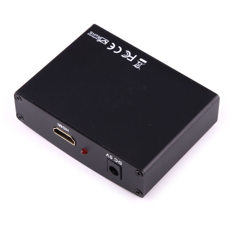 1080P HD HDMI เป็นวิดีโอ YPbPr และตัวแปลงอะแดปเตอร์เสียง R/L, HDMI to YPbPr+R/L