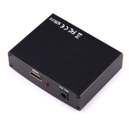 1080P HD HDMI เป็นวิดีโอ YPbPr และตัวแปลงอะแดปเตอร์เสียง R/L, HDMI to YPbPr+R/L
