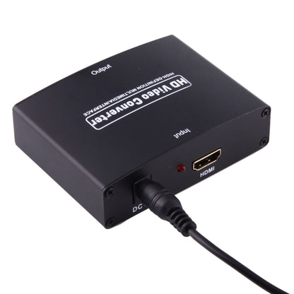 1080P HD HDMI เป็นวิดีโอ YPbPr และตัวแปลงอะแดปเตอร์เสียง R/L, HDMI to YPbPr+R/L