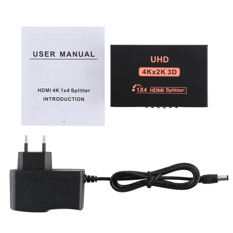 CY10 UHD 4K x 2K 3D 1 x 4 ตัวแยก HDMI, CY10
