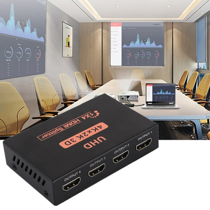 CY10 UHD 4K x 2K 3D 1 x 4 ตัวแยก HDMI, CY10