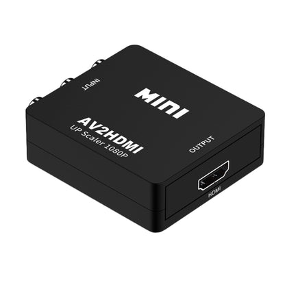 HOWEI HW-2105 Mini AV CVBS/L + R อะแดปเตอร์แปลงเสียงเป็น HDMI, รองรับ Scaler 1080P, HW-2105 AV to HDMI