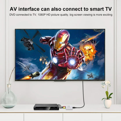 HOWEI HW-2105 Mini AV CVBS/L + R อะแดปเตอร์แปลงเสียงเป็น HDMI, รองรับ Scaler 1080P, HW-2105 AV to HDMI