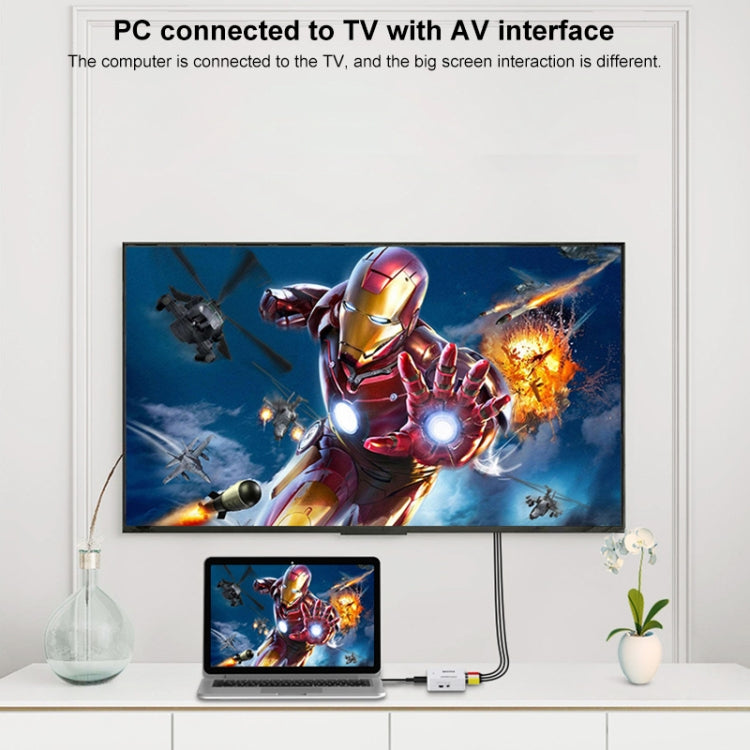 HOWEI HW-2109 มินิ HDMI เป็น VGA ตัวแปลงเสียงวิดีโอ