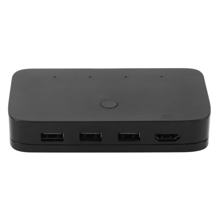 สวิตช์ 4x1 4Kx2K HDMI / USB / KVM