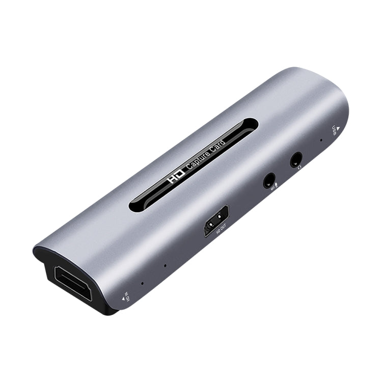 Z35 HDMI Female + Mic to HDMI Female + Audio + USB HD การ์ดจับภาพวิดีโอและเสียงพร้อม Loop, Z35