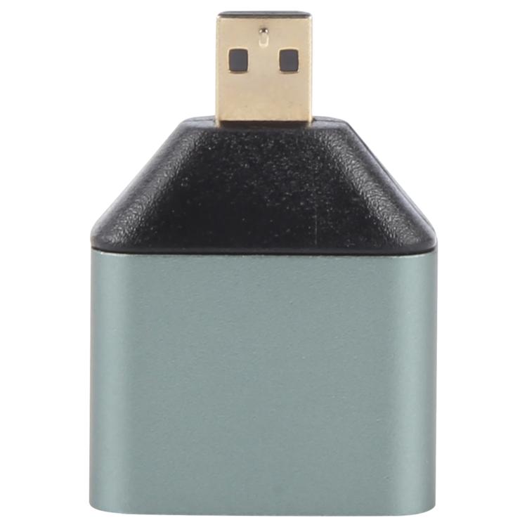 มินิ HDMI ชายกับอะแดปเตอร์หัวชุบทองหญิง HDMI, Micro HDMI Male to HDMI Female