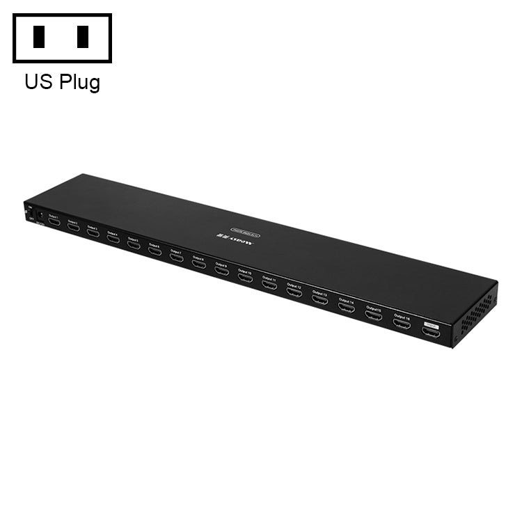 Measy SPH116 1 ถึง 16 4K HDMI 1080P สลับตัวแยกการแสดงผลพร้อมกัน, 1 to 16, AU Plug, 1 to 16, EU Plug, 1 to 16, UK Plug, 1 to 16, US Plug