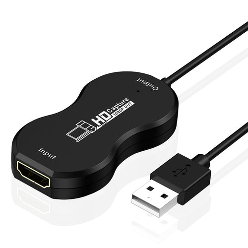 USB 2.0 ถึง HDMI HD วิดีโอเกมจับภาพการตรวจสอบการบันทึกสด