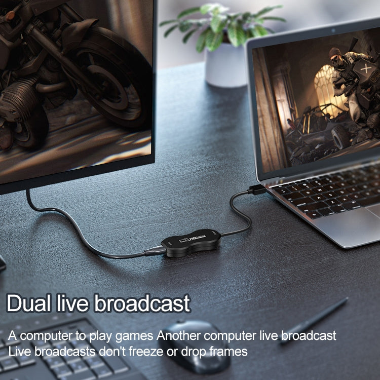 USB 2.0 ถึง HDMI HD วิดีโอเกมจับภาพการตรวจสอบการบันทึกสด