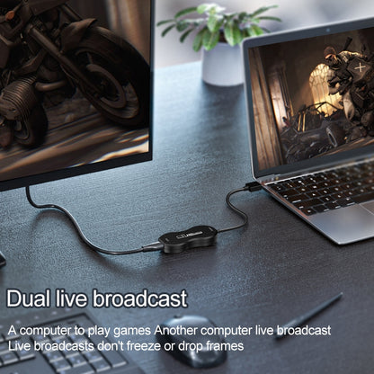 USB 2.0 ถึง HDMI HD วิดีโอเกมจับภาพการตรวจสอบการบันทึกสด