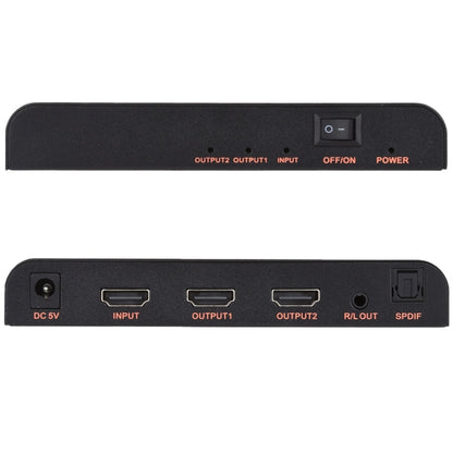 CY-041 1X2 ตัวแยกสัญญาณ HDMI 2.0 4K/60Hz ปลั๊ก EU, 1X2