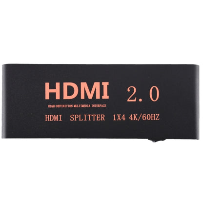 CY-042 1X4 ตัวแยกสัญญาณ HDMI 2.0 4K/60Hz ปลั๊ก EU, 1X4