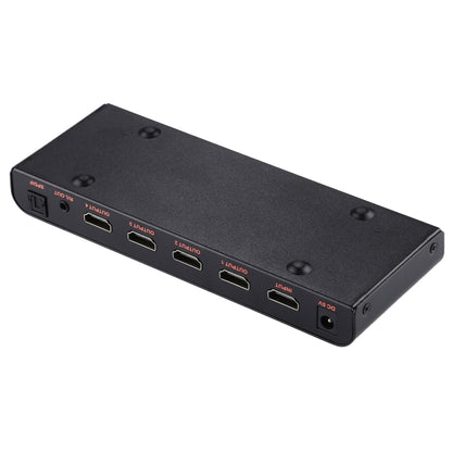 CY-042 1X4 ตัวแยกสัญญาณ HDMI 2.0 4K/60Hz ปลั๊ก EU, 1X4