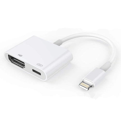 E-Gin-LTH-002 8 Pin Digital AV to HDMI Adapter + พอร์ตชาร์จ USB สำหรับ VGA 1080P HD TV อุปกรณ์แสดงผลหน้าจอ, E-Gin-LTH-002