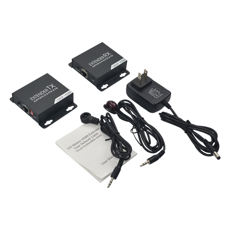 150 ม. ผ่านสายเคเบิลเครือข่าย Visual Lossless & No Delay HDMI Extender, 150m