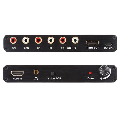 4K 3D HDMI 5.1CH เครื่องถอดรหัสเสียงแยก