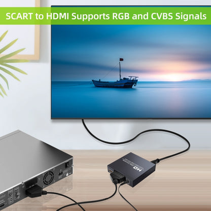 NEWKENG NK-8S SCART + HDMI to HDMI 720 P/1080 P HD Video Converter Adapter Scaler กล่อง, NK-8S SCART + HDMI to HDMI