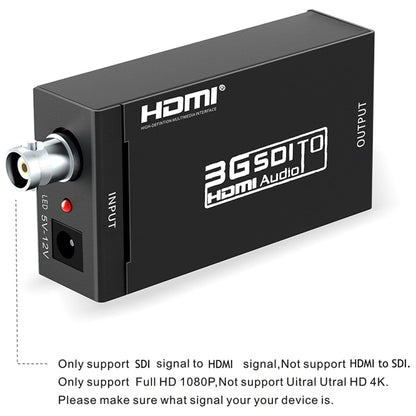 NEWKENG S008 Mini SD-SDI / HD-SDI / 3G-SDI เป็นตัวแปลงวิดีโอ HDMI, S008 Mini SD-SDI / HD-SDI / 3G-SDI to HDMI