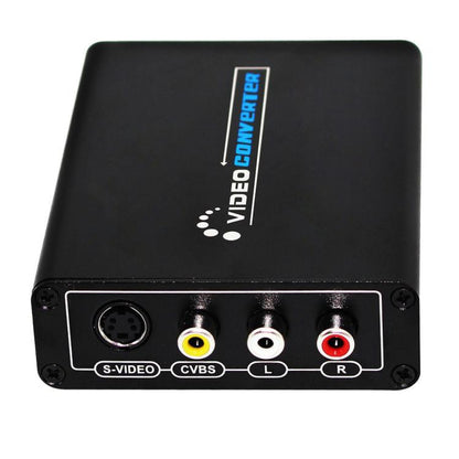 ตัวแปลง HDMI เป็นคอมโพสิต / AV S-Video RCA CVBS/L/R อะแดปเตอร์แปลงวิดีโอ, HDMI to AV + S-Video