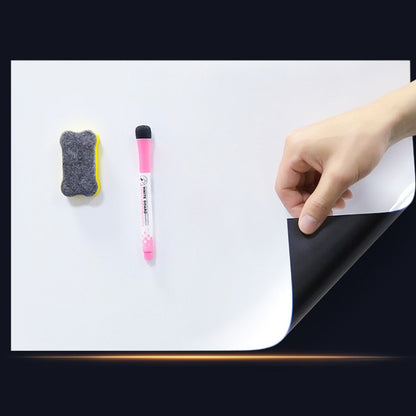 กระดานข้อความไวท์บอร์ดแม่เหล็กนุ่ม A3 PET แม่เหล็กติดตู้เย็น ขนาด: 29.7ซม. x 42ซม, A3