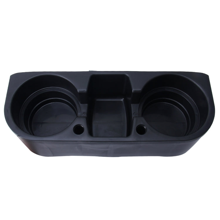รถ Auto ABS ที่นั่งอเนกประสงค์ ออแกไนเซอร์ ที่เก็บของสำหรับเครื่องดื่มเครื่องดื่มโทรศัพท์, Storage Box  Black