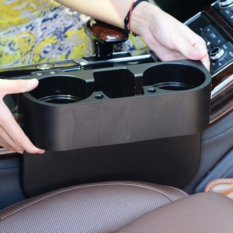 รถ Auto ABS ที่นั่งอเนกประสงค์ ออแกไนเซอร์ ที่เก็บของสำหรับเครื่องดื่มเครื่องดื่มโทรศัพท์, Storage Box  Black