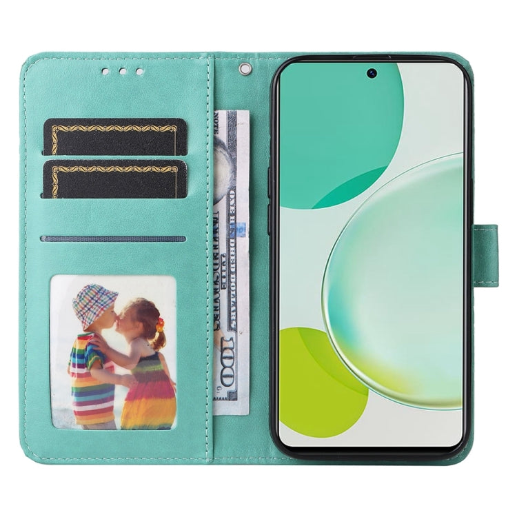 สำหรับ Huawei nova 11i / Maimang 20 5G / Enjoy 60 Pro เคสโทรศัพท์หนังลายดอกทานตะวันนูน