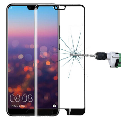 สำหรับ Huawei P20 0.3mm 9H ความแข็งพื้นผิว 3D ฟิล์มกระจกนิรภัยแบบเต็มหน้าจอ, For P20