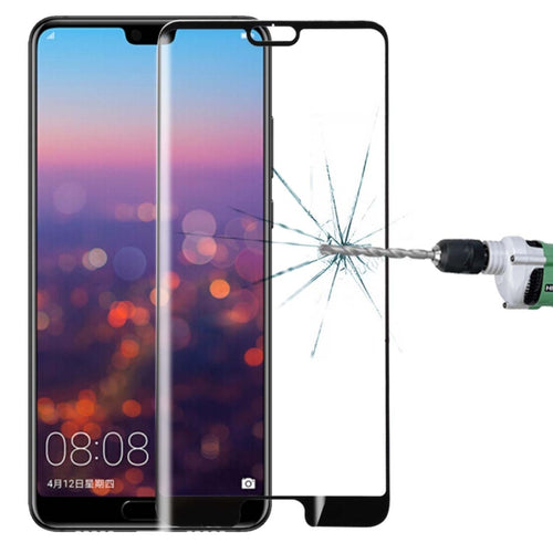 สำหรับ Huawei P20 0.3mm 9H ความแข็งพื้นผิว 3D ฟิล์มกระจกนิรภัยแบบเต็มหน้าจอ, For P20