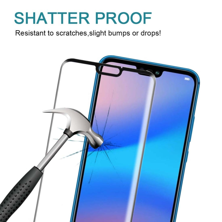 สำหรับ Huawei P20 Lite 0.3mm 9H ความแข็งพื้นผิว 3D ฟิล์มกระจกนิรภัยแบบเต็มหน้าจอ, For P20 Lite