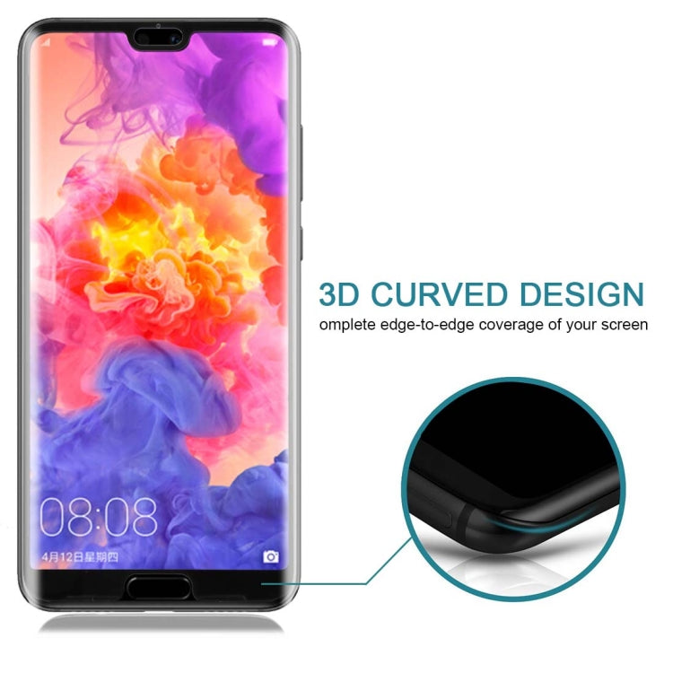 สำหรับ Huawei P20 Pro 0.3mm 9H ความแข็งพื้นผิว 3D ฟิล์มกระจกนิรภัยแบบเต็มหน้าจอ, For P20 Pro
