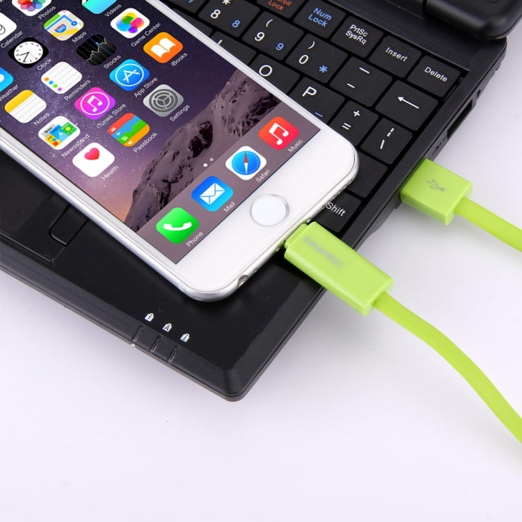 HAWEEL สายชาร์จ Micro USB 2 in 1 และ 8 Pin to USB Data Sync ยาว 1 ม, 2 in 1 Cable in two connectors