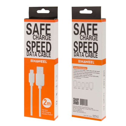สำหรับ Galaxy, Huawei, Xiaomi, LG, HTC และสมาร์ทโฟน Android อื่นๆ, Micro USB 2m