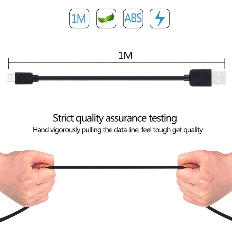 2 ชิ้น HAWEEL 1 เมตรความเร็วสูง Micro USB เข้ากับ USB Data Sync ชุดสายชาร์จสำหรับ Galaxy, Huawei, Xiaomi, LG, HTC และโทรศัพท์สมาร์ทอื่น ๆ, 2pcs