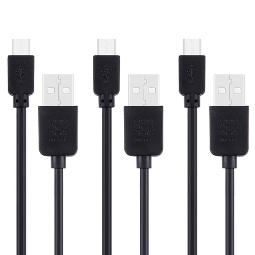 3 ชิ้น HAWEEL 1 เมตรความเร็วสูง Micro USB เพื่อ USB Data Sync ชุดสายชาร์จสำหรับ Galaxy, Huawei, Xiaomi, LG, HTC และโทรศัพท์สมาร์ทอื่น ๆ, 3pcs