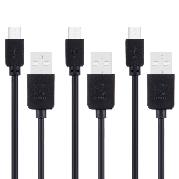 3 ชิ้น HAWEEL 1 เมตรความเร็วสูง Micro USB เพื่อ USB Data Sync ชุดสายชาร์จสำหรับ Galaxy, Huawei, Xiaomi, LG, HTC และโทรศัพท์สมาร์ทอื่น ๆ, 3pcs
