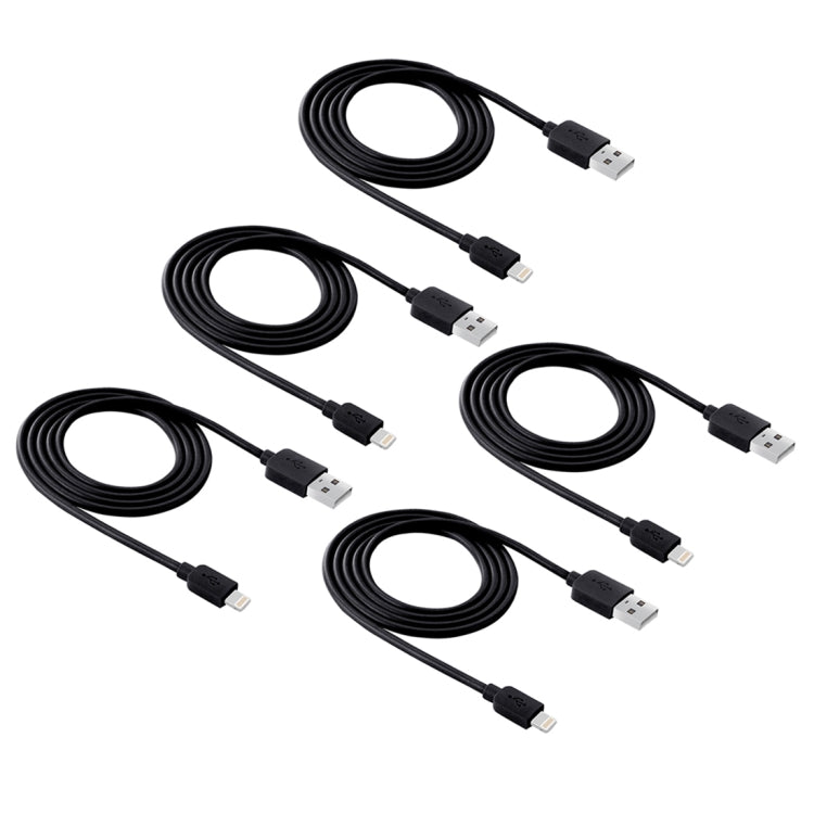 5 ชิ้น HAWEEL 1 ม. ความเร็วสูง 8 พินสำหรับซิงค์ USB และชุดสายชาร์จสำหรับ iPhone, iPad, 5pcs
