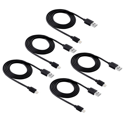 5 ชิ้น HAWEEL 1 ม. ความเร็วสูง 8 พินสำหรับซิงค์ USB และชุดสายชาร์จสำหรับ iPhone, iPad, 5pcs