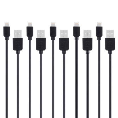 5 ชิ้น HAWEEL 1 ม. ความเร็วสูง 8 พินสำหรับซิงค์ USB และชุดสายชาร์จสำหรับ iPhone, iPad, 5pcs