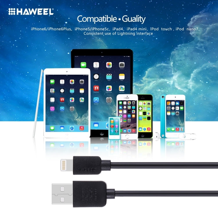 5 ชิ้น HAWEEL 1 ม. ความเร็วสูง 8 พินสำหรับซิงค์ USB และชุดสายชาร์จสำหรับ iPhone, iPad, 5pcs
