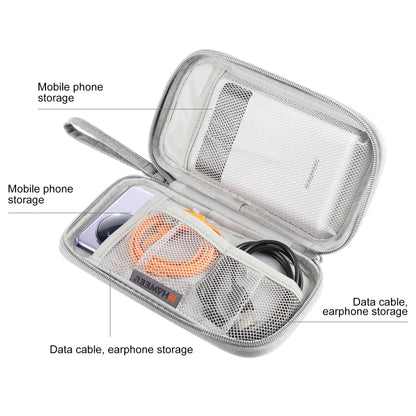 HAWEEL Electronic Organizer Storage Bag สำหรับโทรศัพท์มือถือ พาวเวอร์แบงค์ สายเคเบิ้ล เมาส์ หูฟัง, Digital Organizer