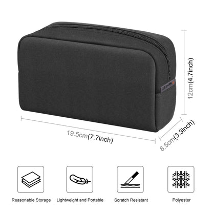 HAWEEL Electronics Organizer กระเป๋าเก็บของสำหรับเครื่องชาร์จ, พาวเวอร์แบงค์, สายเคเบิ้ล, เมาส์, หูฟัง, Size: L, Electronic Organizer, Size: L