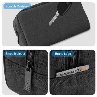 HAWEEL Electronics Organizer กระเป๋าเก็บของสำหรับเครื่องชาร์จ, พาวเวอร์แบงค์, สายเคเบิ้ล, เมาส์, หูฟัง, Size: L, Electronic Organizer, Size: L