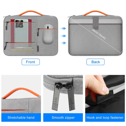 HAWEEL 13.0 นิ้วเคสซิปกระเป๋าเอกสารกระเป๋าถือแล็ปท็อปสำหรับ MacBook, Samsung, Lenovo Thinkpad, Sony, DELL Alienware, CHUWI, ASUS, HP, แล็ปท็อป 13 นิ้ว -13.5 นิ้ว, 13.0-13.5 inch