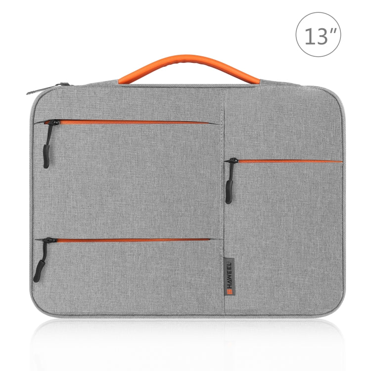 HAWEEL 13.0 นิ้วเคสซิปกระเป๋าเอกสารกระเป๋าถือแล็ปท็อปสำหรับ MacBook, Samsung, Lenovo Thinkpad, Sony, DELL Alienware, CHUWI, ASUS, HP, แล็ปท็อป 13 นิ้ว -13.5 นิ้ว, 13.0-13.5 inch