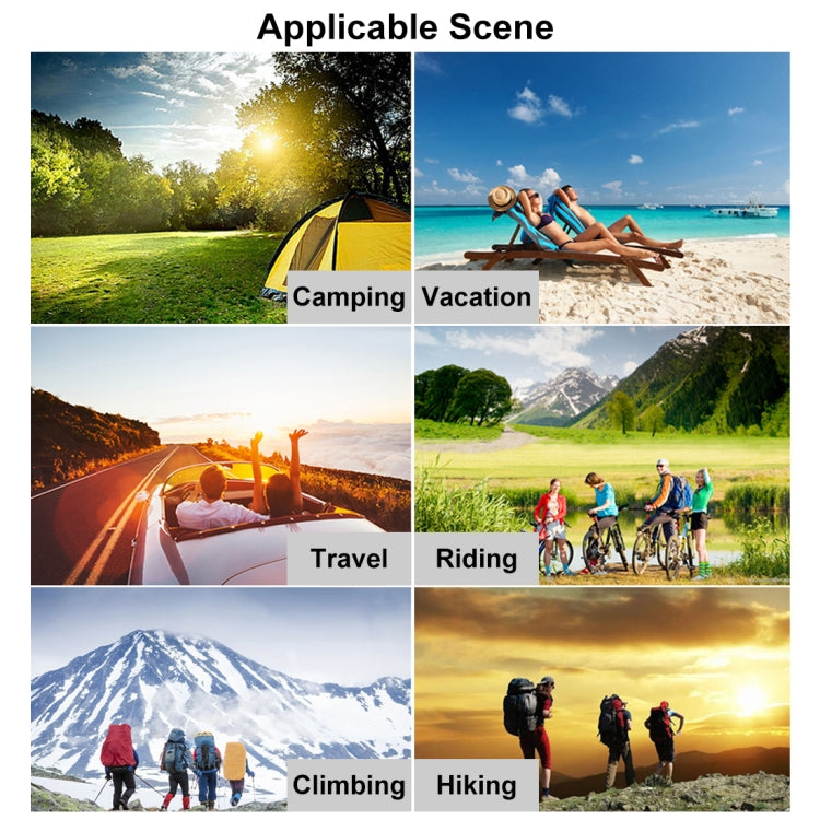 HAWEEL 14W 5V 2.4A เครื่องชาร์จพลังงานแสงอาทิตย์แบบพับได้แบบพกพากระเป๋าเดินทางพับได้แบบชาร์จไฟกลางแจ้งพร้อมแผงโซลาร์เซลล์ 4 แผงและพอร์ต USB ขนาด: S, 14W