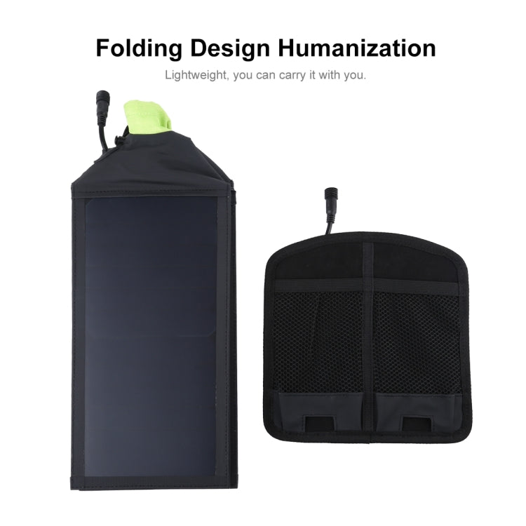 เครื่องชาร์จพลังงานแสงอาทิตย์บนร่มแบบพับได้ HAWEEL 28W พร้อมพอร์ต USB คู่สูงสุด 5V 3A รองรับโปรโตคอล QC3.0 / FCP / SCP / AFC / SFCP