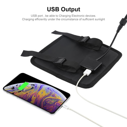 เครื่องชาร์จพลังงานแสงอาทิตย์บนร่มแบบพับได้ HAWEEL 28W พร้อมพอร์ต USB คู่สูงสุด 5V 3A รองรับโปรโตคอล QC3.0 / FCP / SCP / AFC / SFCP