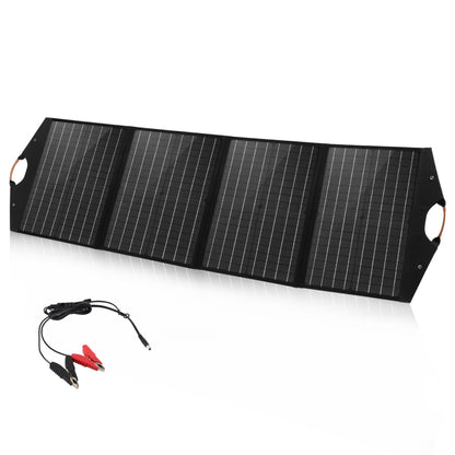 HAWEEL 100W เครื่องชาร์จพลังงานแสงอาทิตย์แบบพับได้กระเป๋าเดินทางพับได้, 100W